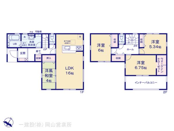 リーブルガーデン北区西辛川第５の見取り図