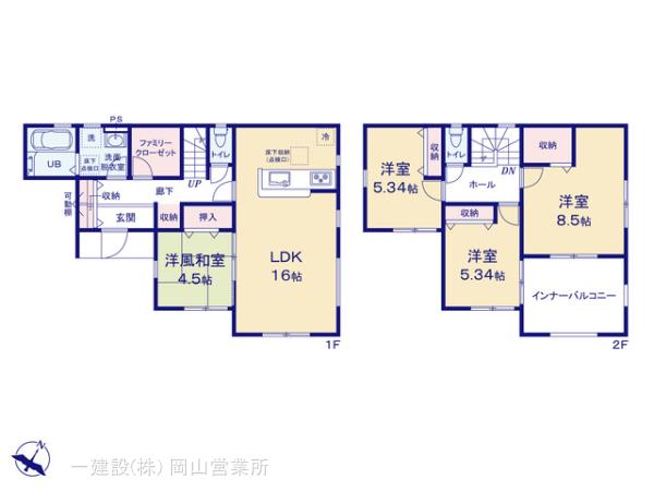 リーブルガーデン北区西辛川第５の見取り図