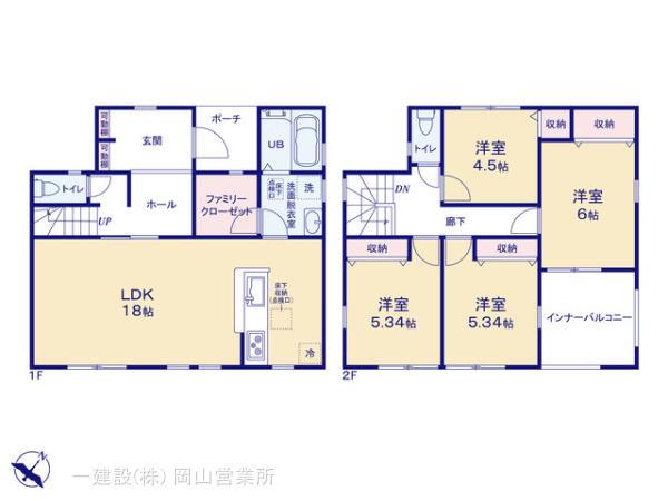 リーブルガーデン北区小山第５の見取り図