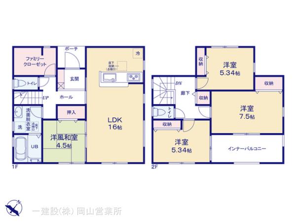 リーブルガーデン北区小山第５の見取り図