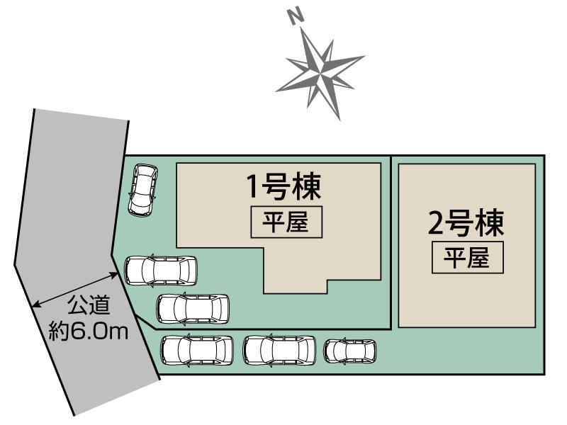 ブルーミングガーデン千葉市花見川区こてはし台２丁目２棟の見取り図