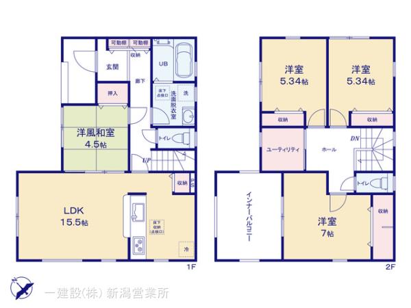 リーブルガーデン北区嘉山第３の見取り図
