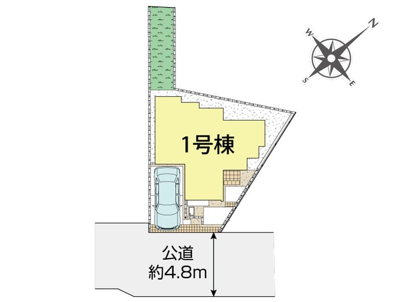 ブルーミングガーデン調布市菊野台３丁目１棟の見取り図