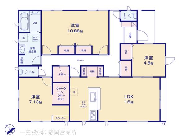 リーブルガーデン焼津市利右衛門２期の見取り図