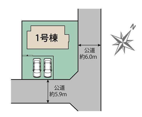 ブルーミングガーデン福岡市西区生松台２丁目１棟の見取り図