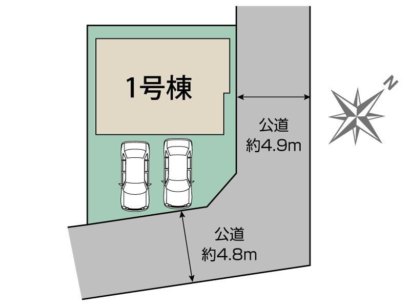 ブルーミングガーデン泉南市樽井３丁目１棟の見取り図