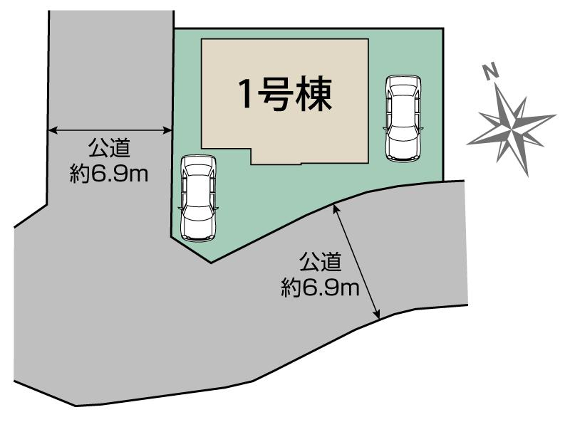 ブルーミングガーデン泉南市信達牧野１棟の見取り図
