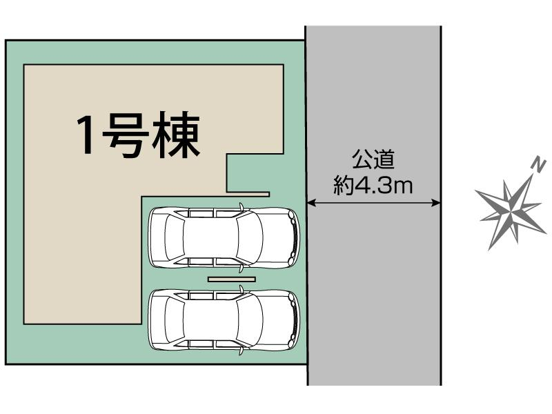 ブルーミングガーデンさいたま市南区辻４丁目１棟の見取り図