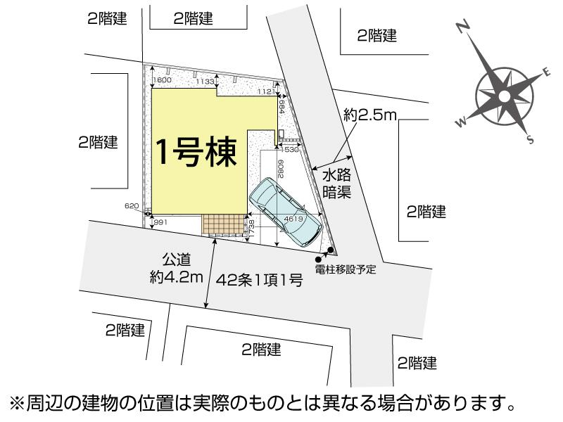 ブルーミングガーデン上尾市瓦葺２期１棟の見取り図
