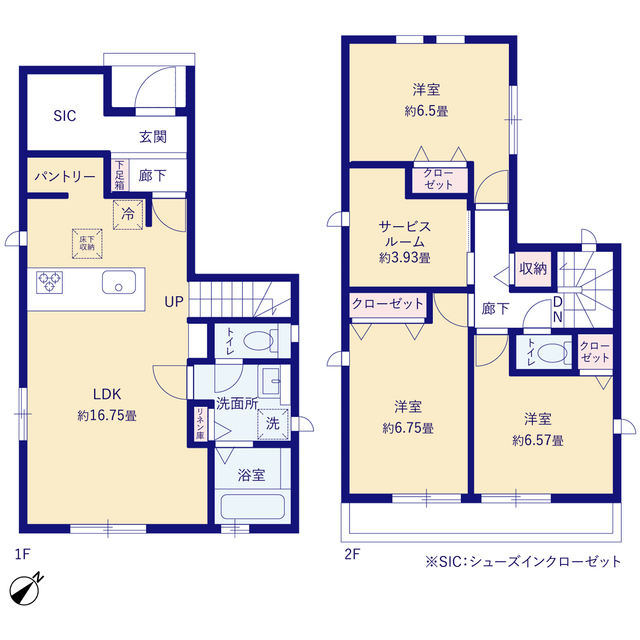 グラファーレ4205大和市西鶴間８期３棟の見取り図