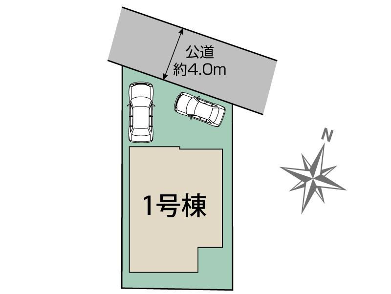 ブルーミングガーデン東村山市富士見町３丁目１棟の見取り図