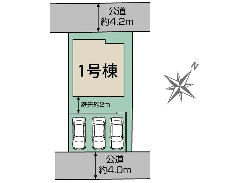ブルーミングガーデン相模原市中央区田名１棟の見取り図
