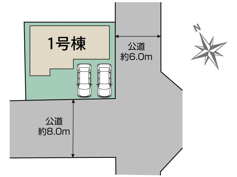 ブルーミングガーデン江南市高屋町御日塚１棟の見取り図