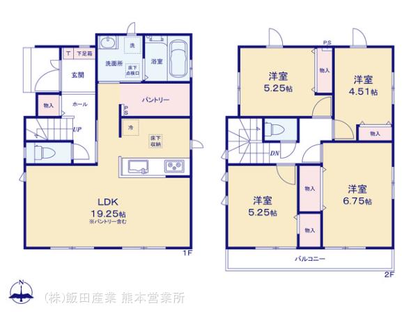 ハートフルタウン東区昭和町2期の見取り図