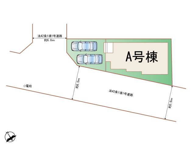 ハートフルタウン(東)春日井市知多町の見取り図