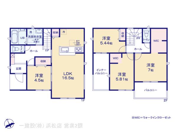 リーブルガーデン豊橋大岩町第１期の見取り図