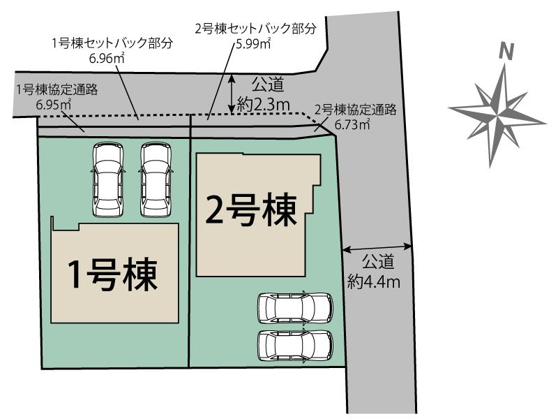 ブルーミングガーデン福岡市早良区野芥４丁目２棟の見取り図