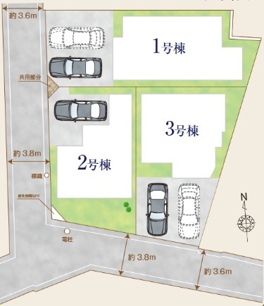 ハートフルタウン江戸川区東葛西3丁目の見取り図