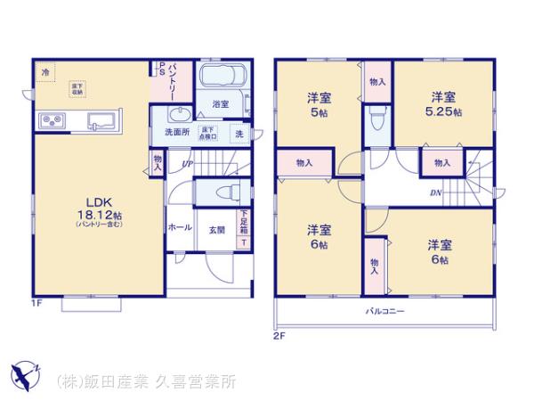 ハートフルタウン伊奈町中央4丁目385番の見取り図