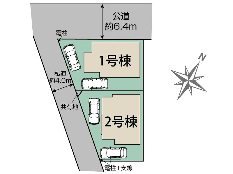 ブルーミングガーデン八千代市八千代台北１５丁目２期２棟の見取り図