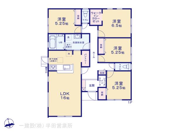 リーブルガーデン美浜町奥田西卯起の見取り図