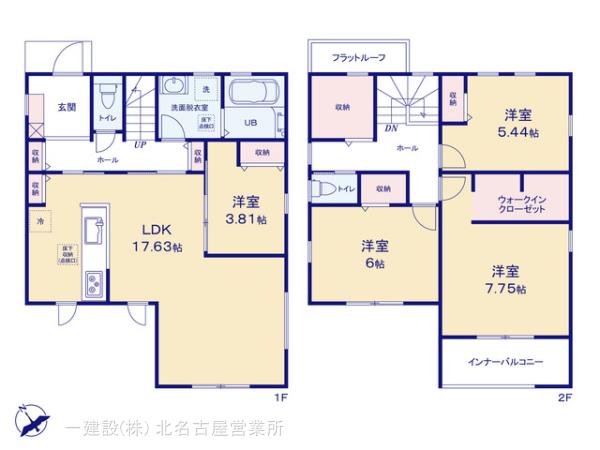 リーブルガーデン小牧市久保一色第四の見取り図