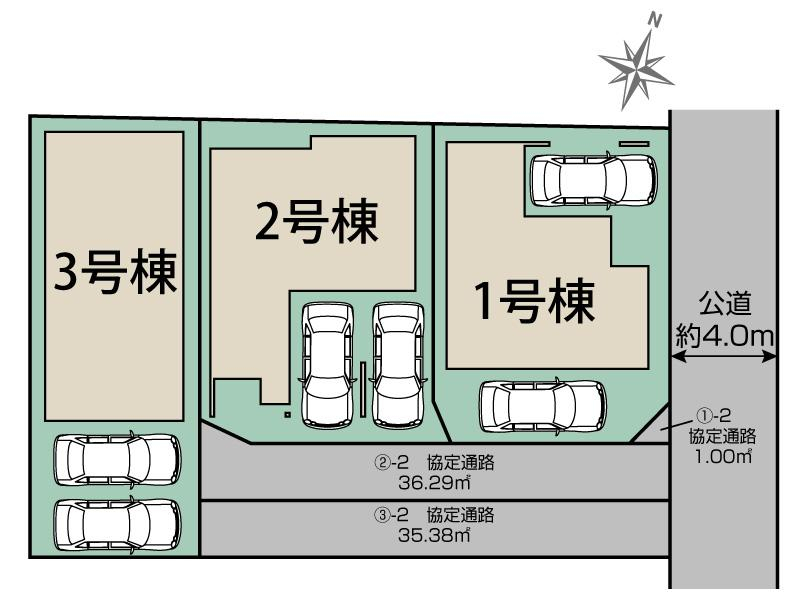 ブルーミングガーデンさいたま市北区奈良町３期３棟の見取り図