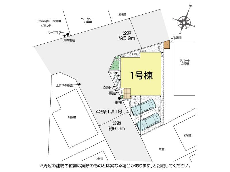 ブルーミングガーデン川越市砂新田１丁目２期１棟の見取り図