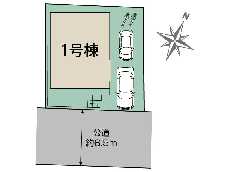 ブルーミングガーデン横浜市旭区中白根２丁目１棟の見取り図