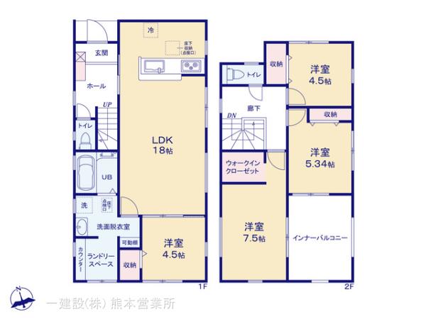 リーブルガーデン西区横手第二の見取り図