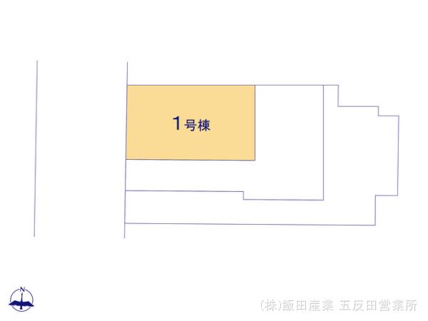 ハートフルタウン大田区西六郷6期の見取り図