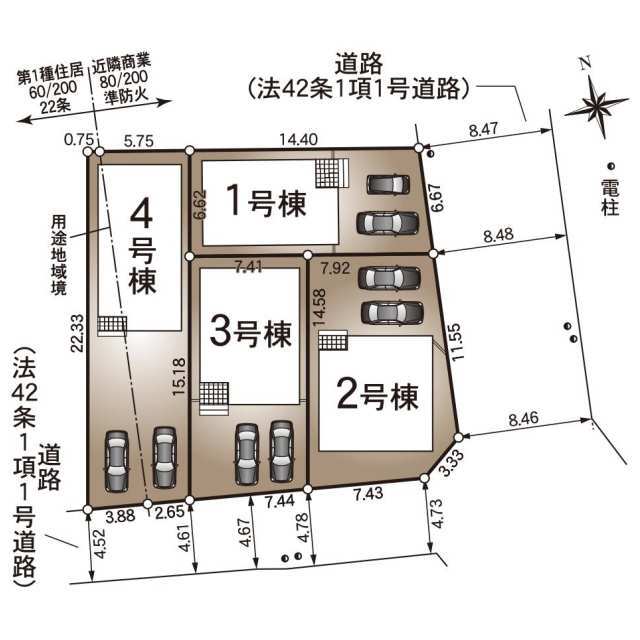 クレイドルガーデン高浜市青木町 第7の見取り図
