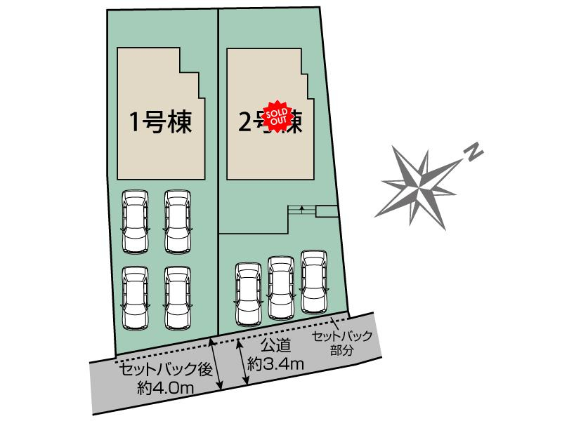 ブルーミングガーデン浜松市浜名区西美薗２棟の見取り図