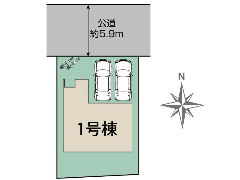 ブルーミングガーデン犬山市橋爪万願寺１棟の見取り図