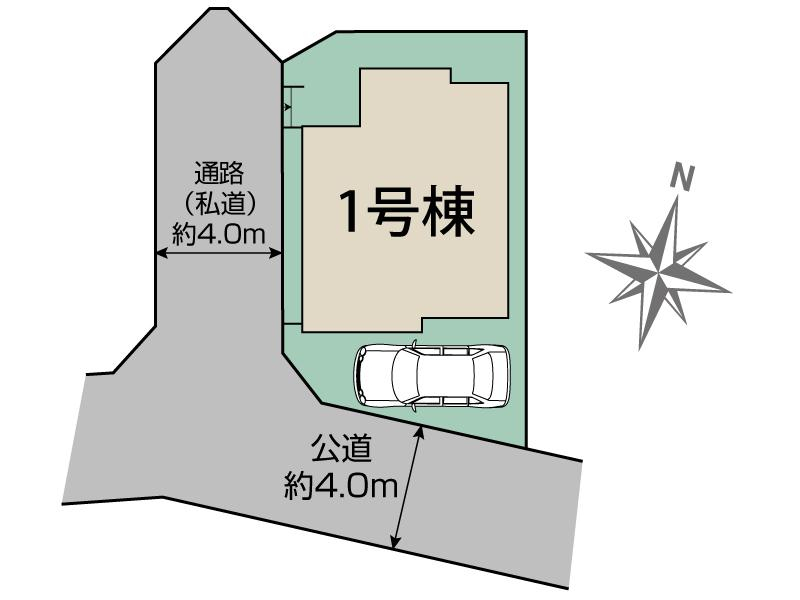 ブルーミングガーデン東村山市秋津町４丁目１棟の見取り図