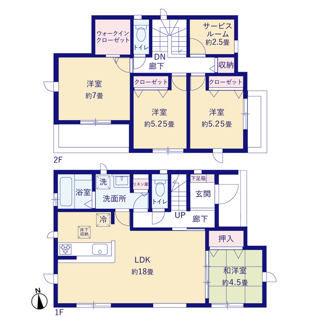 グラファーレ4211秦野市鈴張町２棟の見取り図