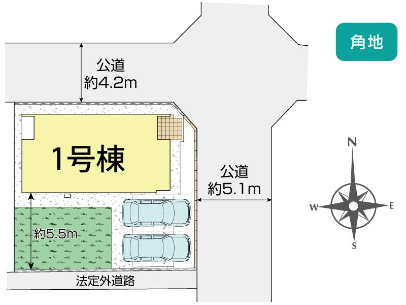 ブルーミングガーデン岡山市中区国府市場１棟の見取り図