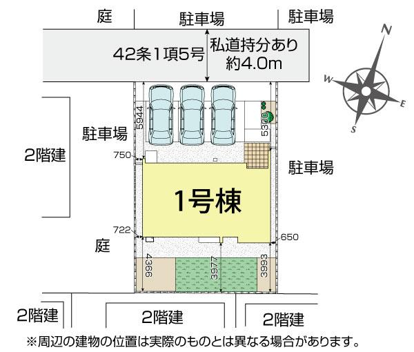 ブルーミングガーデン狭山市富士見２丁目１棟の見取り図
