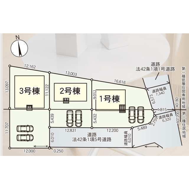 クレイドルガーデン常陸大宮市野中町 第7の見取り図