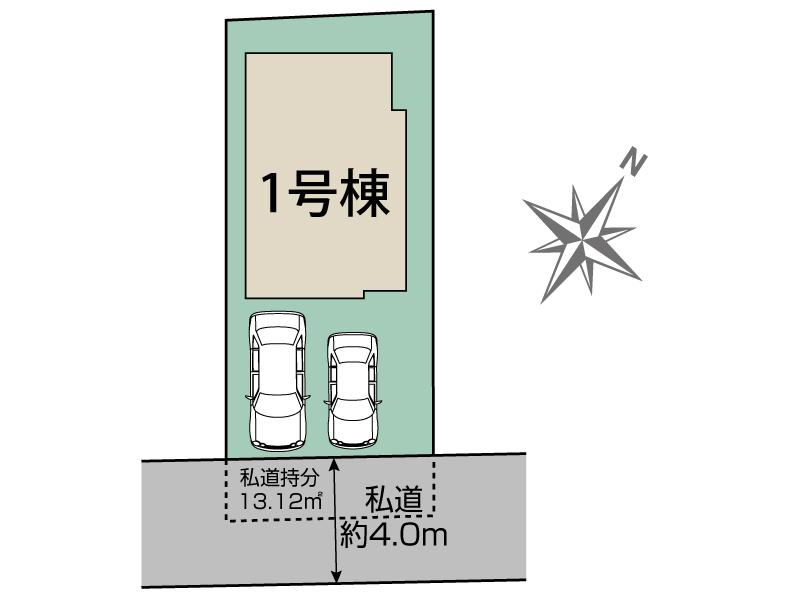 ブルーミングガーデン西東京市向台町６丁目１棟の見取り図