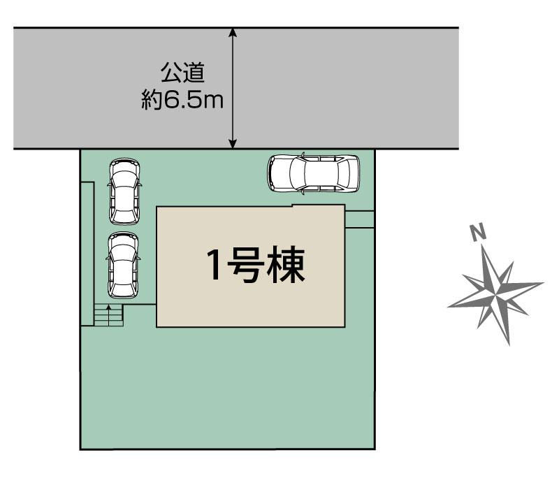 ブルーミングガーデン横浜市金沢区釜利谷西６丁目１棟の見取り図