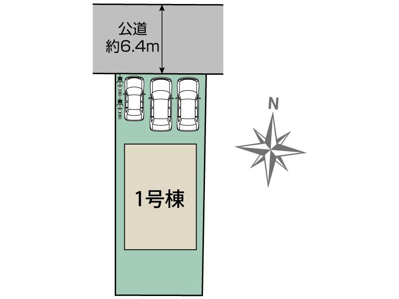 ブルーミングガーデン宇都宮市明保野町　１棟の見取り図