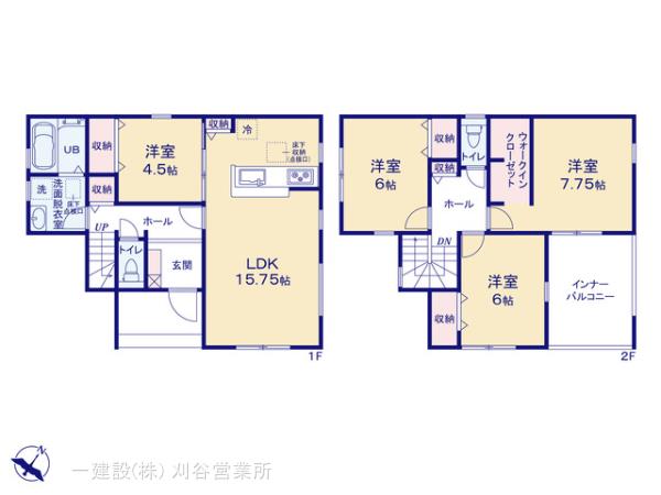 リーブルガーデン刈谷市寺横町２期の見取り図
