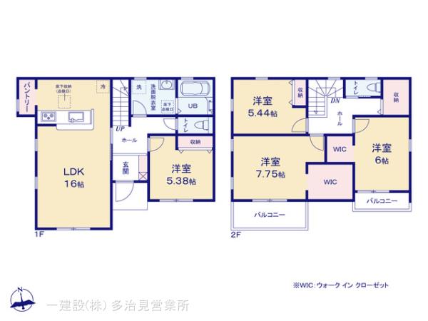 リーブルガーデン多治見市十九田町の見取り図