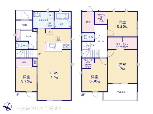 リーブルガーデン港区錦町の見取り図