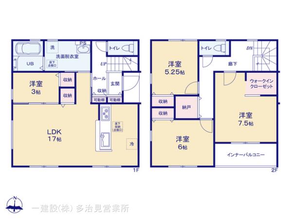 リーブルガーデン瑞浪市土岐町の見取り図
