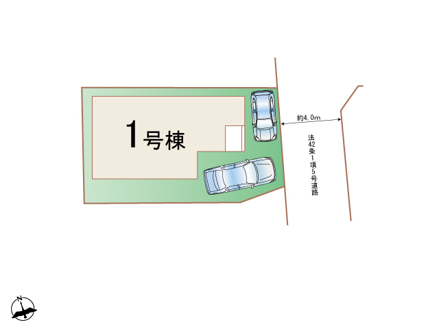 ハートフルタウン茅ヶ崎市柳島2丁目889番の見取り図