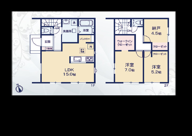 リナージュ豊橋市東光町　第１期の見取り図