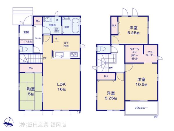 ハートフルタウン早良区有田4丁目の見取り図