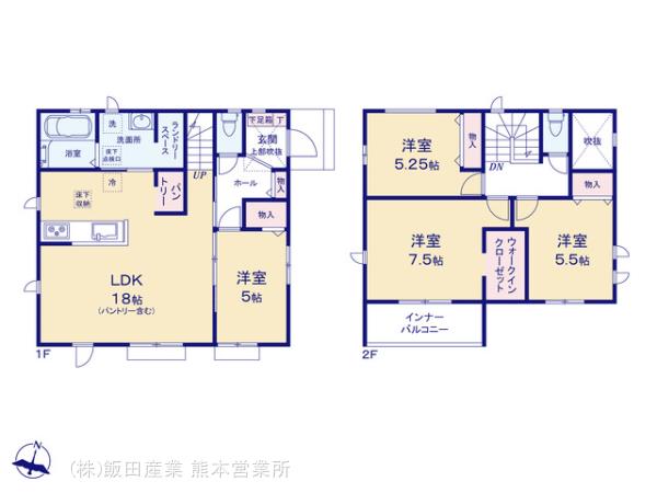 ハートフルタウン中央通1001番の見取り図